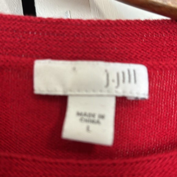 J Jill red sweater - Picture 2 of 4